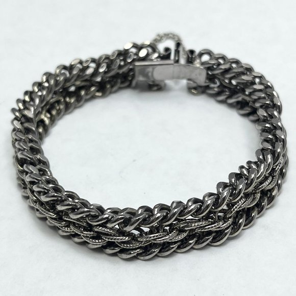 Vintage Silver Chain Bracelet